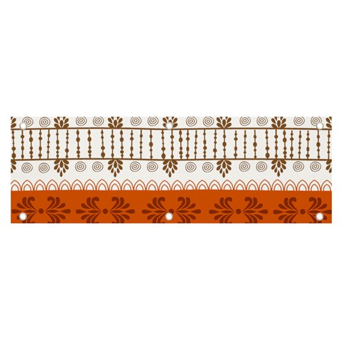 Ethnic Traditional Seamless Pattern Banner and Sign 6  x 2  from ArtsNow.com Front