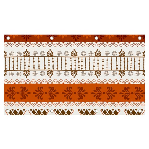 Ethnic Traditional Seamless Pattern Banner and Sign 7  x 4  from ArtsNow.com Front