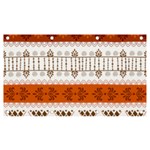 Ethnic Traditional Seamless Pattern Banner and Sign 7  x 4 