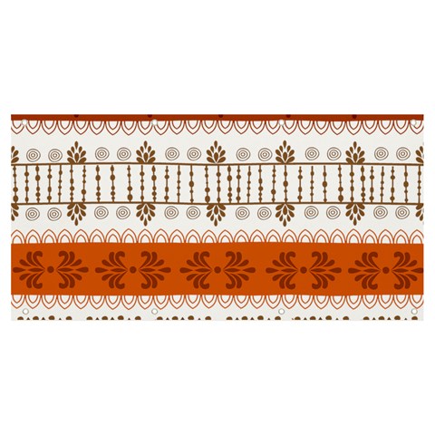 Ethnic Traditional Seamless Pattern Banner and Sign 8  x 4  from ArtsNow.com Front