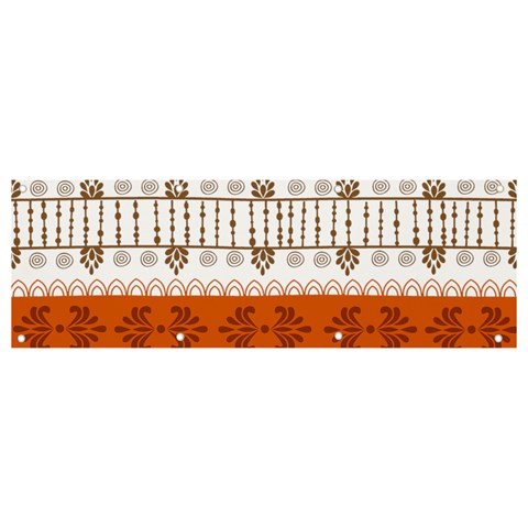 Ethnic Traditional Seamless Pattern Banner and Sign 9  x 3  from ArtsNow.com Front