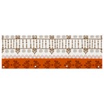 Ethnic Traditional Seamless Pattern Banner and Sign 9  x 3 