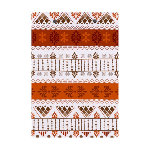 Ethnic Traditional Seamless Pattern A5 Acrylic Clipboard from ArtsNow.com Back