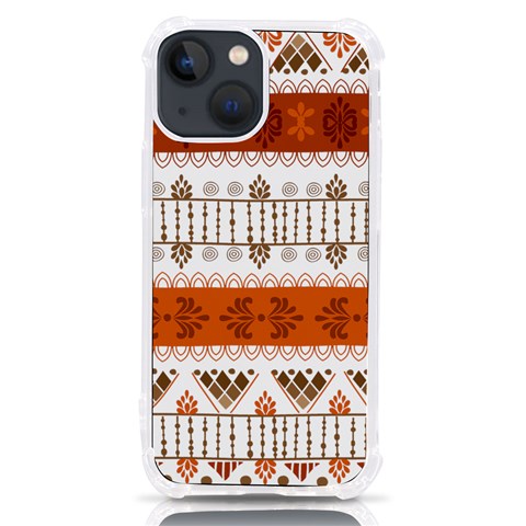 Ethnic Traditional Seamless Pattern iPhone 13 mini TPU UV Print Case from ArtsNow.com Front