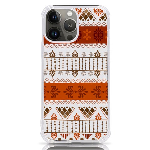 Ethnic Traditional Seamless Pattern iPhone 13 Pro Max TPU UV Print Case from ArtsNow.com Front