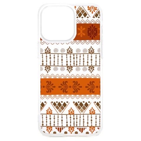 Ethnic Traditional Seamless Pattern iPhone 15 Plus TPU UV Print Case from ArtsNow.com Front