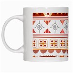 Bright Aztec Ethnic Seamless Pattern White Mug