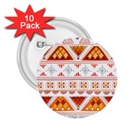 Bright Aztec Ethnic Seamless Pattern 2.25  Buttons (10 pack) 