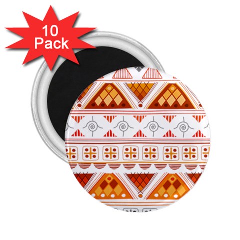 Bright Aztec Ethnic Seamless Pattern 2.25  Magnets (10 pack)  from ArtsNow.com Front