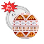 Bright Aztec Ethnic Seamless Pattern 2.25  Buttons (100 pack) 