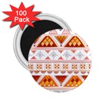 Bright Aztec Ethnic Seamless Pattern 2.25  Magnets (100 pack) 