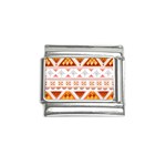 Bright Aztec Ethnic Seamless Pattern Italian Charm (9mm)