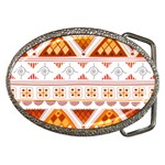 Bright Aztec Ethnic Seamless Pattern Belt Buckles