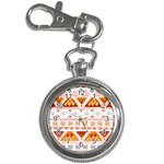 Bright Aztec Ethnic Seamless Pattern Key Chain Watches