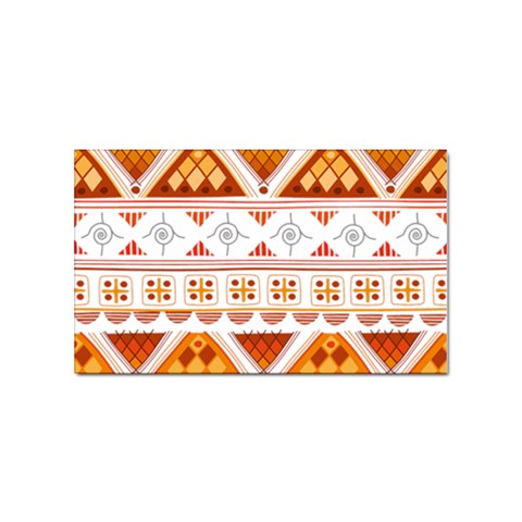 Bright Aztec Ethnic Seamless Pattern Sticker (Rectangular) from ArtsNow.com Front