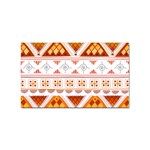 Bright Aztec Ethnic Seamless Pattern Sticker (Rectangular)