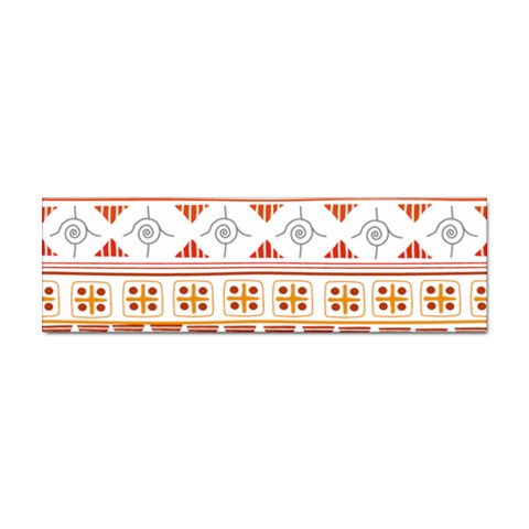 Bright Aztec Ethnic Seamless Pattern Sticker Bumper (100 pack) from ArtsNow.com Front