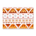 Bright Aztec Ethnic Seamless Pattern Sticker A4 (10 pack)