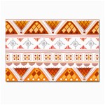 Bright Aztec Ethnic Seamless Pattern Postcard 4 x 6  (Pkg of 10)