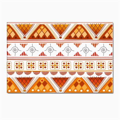 Bright Aztec Ethnic Seamless Pattern Postcards 5  x 7  (Pkg of 10) from ArtsNow.com Front