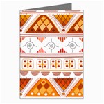 Bright Aztec Ethnic Seamless Pattern Greeting Card