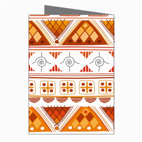 Bright Aztec Ethnic Seamless Pattern Greeting Cards (Pkg of 8) from ArtsNow.com Right