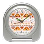 Bright Aztec Ethnic Seamless Pattern Travel Alarm Clock