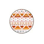 Bright Aztec Ethnic Seamless Pattern Hat Clip Ball Marker