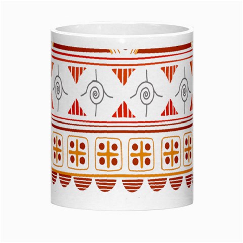 Bright Aztec Ethnic Seamless Pattern Morph Mug from ArtsNow.com Center