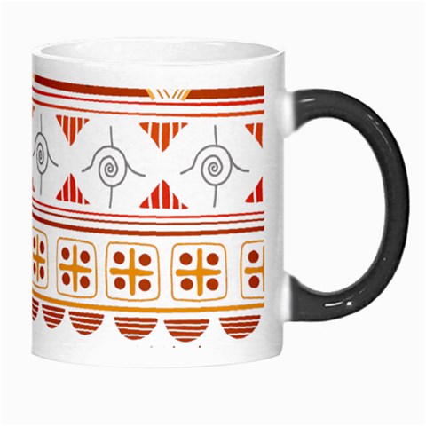 Bright Aztec Ethnic Seamless Pattern Morph Mug from ArtsNow.com Right