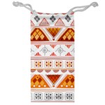 Bright Aztec Ethnic Seamless Pattern Jewelry Bag