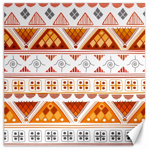 Bright Aztec Ethnic Seamless Pattern Canvas 16  x 16  from ArtsNow.com 15.2 x15.41  Canvas - 1