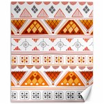 Bright Aztec Ethnic Seamless Pattern Canvas 11  x 14 