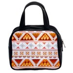 Bright Aztec Ethnic Seamless Pattern Classic Handbag (Two Sides)