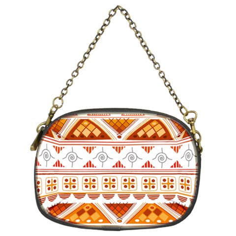 Bright Aztec Ethnic Seamless Pattern Chain Purse (Two Sides) from ArtsNow.com Front