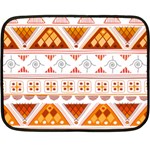 Bright Aztec Ethnic Seamless Pattern Fleece Blanket (Mini)