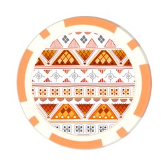 Bright Aztec Ethnic Seamless Pattern Poker Chip Card Guard (10 pack) from ArtsNow.com Front