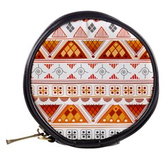 Bright Aztec Ethnic Seamless Pattern Mini Makeup Bag from ArtsNow.com Back