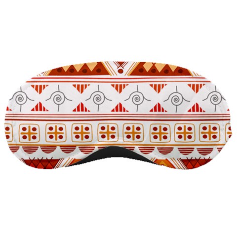 Bright Aztec Ethnic Seamless Pattern Sleep Mask from ArtsNow.com Front