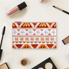 Bright Aztec Ethnic Seamless Pattern Cosmetic Bag (Small) from ArtsNow.com Front