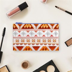 Bright Aztec Ethnic Seamless Pattern Cosmetic Bag (Small) from ArtsNow.com Front