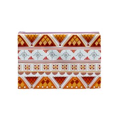 Bright Aztec Ethnic Seamless Pattern Cosmetic Bag (Medium) from ArtsNow.com Front