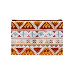 Bright Aztec Ethnic Seamless Pattern Cosmetic Bag (Medium) from ArtsNow.com Back