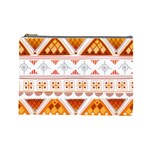 Bright Aztec Ethnic Seamless Pattern Cosmetic Bag (Large)