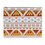 Bright Aztec Ethnic Seamless Pattern Cosmetic Bag (XL)