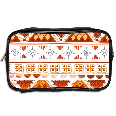 Bright Aztec Ethnic Seamless Pattern Toiletries Bag (Two Sides) from ArtsNow.com Back