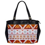 Bright Aztec Ethnic Seamless Pattern Oversize Office Handbag