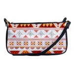 Bright Aztec Ethnic Seamless Pattern Shoulder Clutch Bag