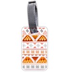 Bright Aztec Ethnic Seamless Pattern Luggage Tag (one side)