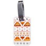 Bright Aztec Ethnic Seamless Pattern Luggage Tag (two sides)